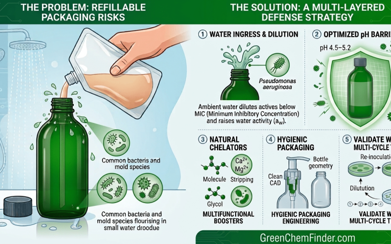 refill preservative system infographic